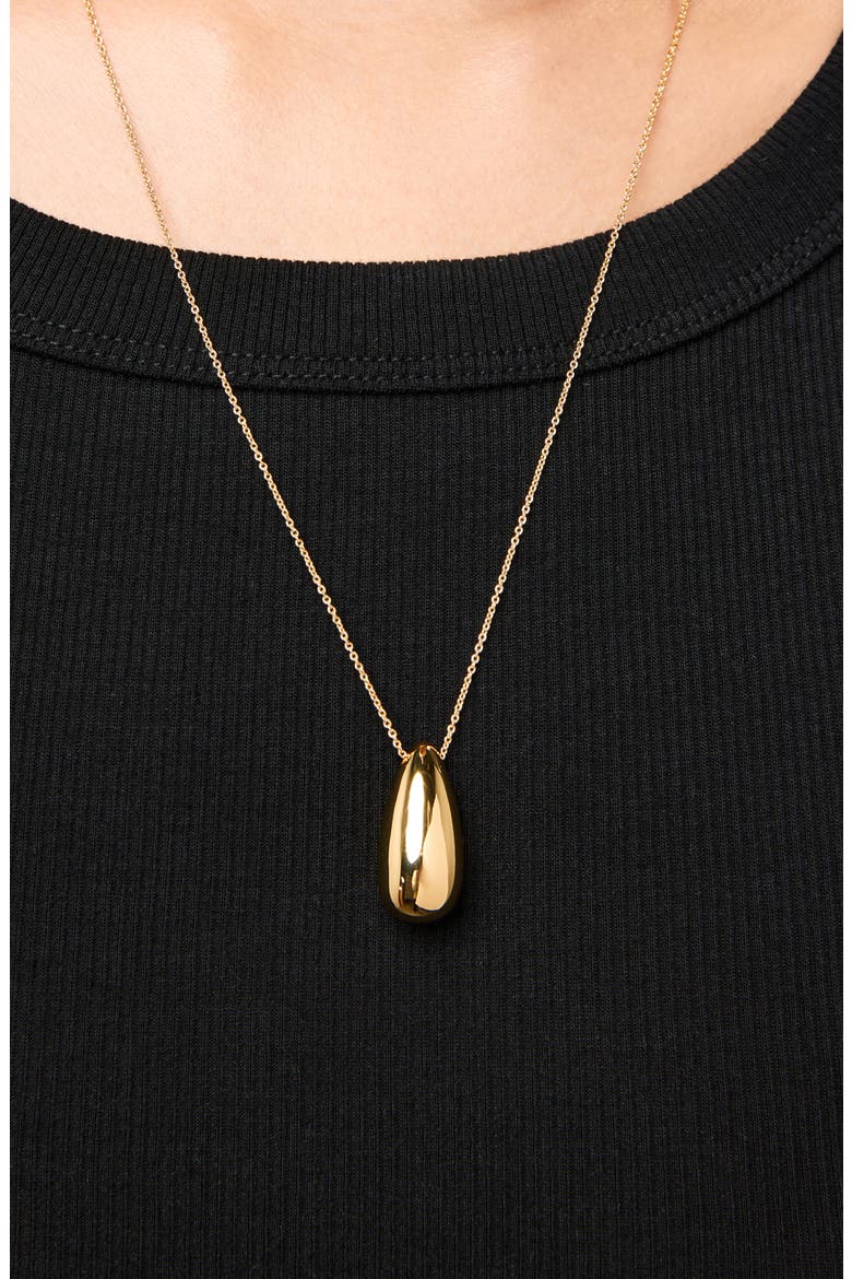Soren Teardrop Pendant Necklace, Alternate, color, GOLD