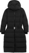 Reiss Colette Longline Puffer Coat with Removable Hood