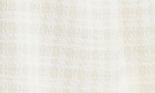 Max Studio Square Neck Three-quarter Sleeve Top In Eggshell