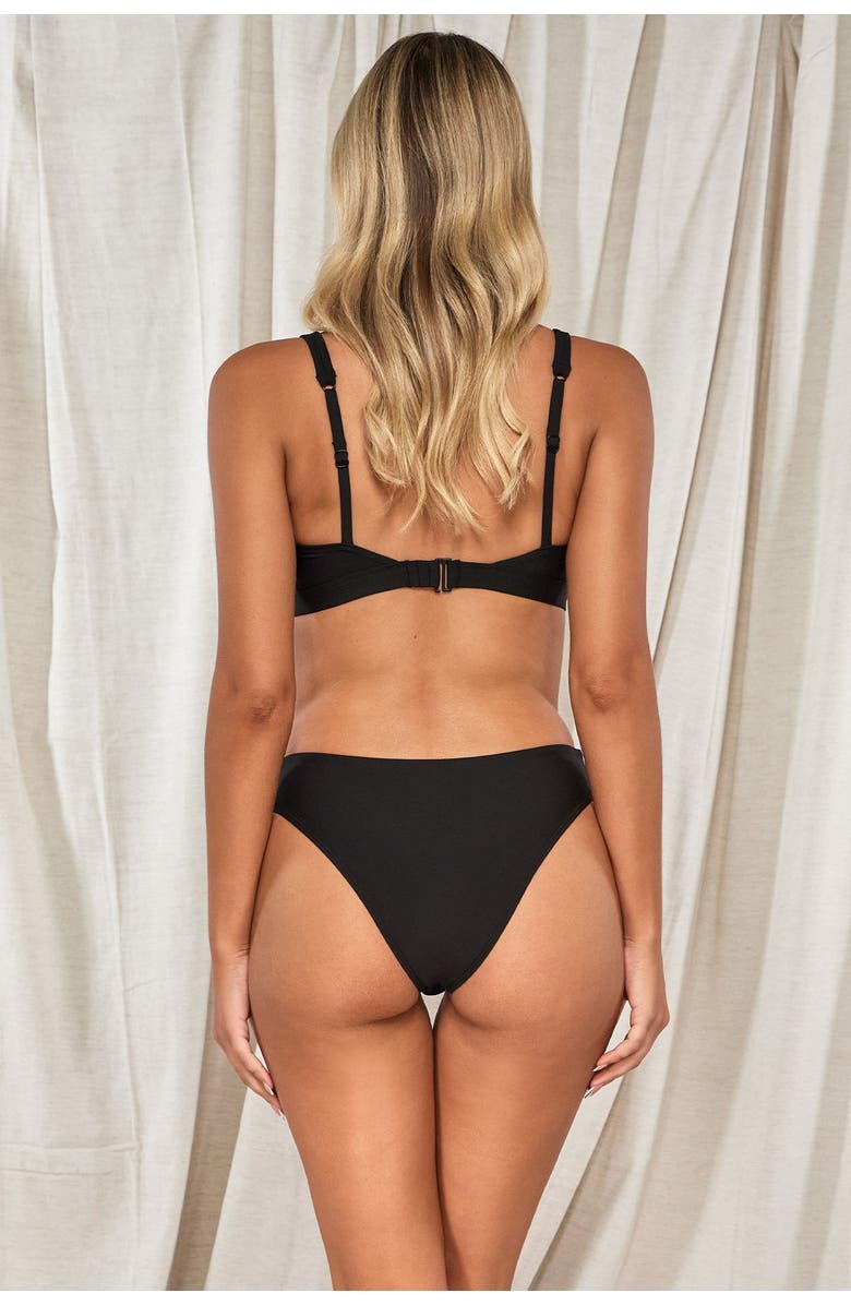 Swim Systems Paige Bikini Swimsuit Top, Alternate, color, Black