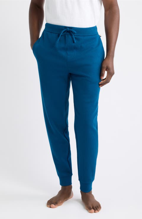 Waffle Knit Jogger Pants