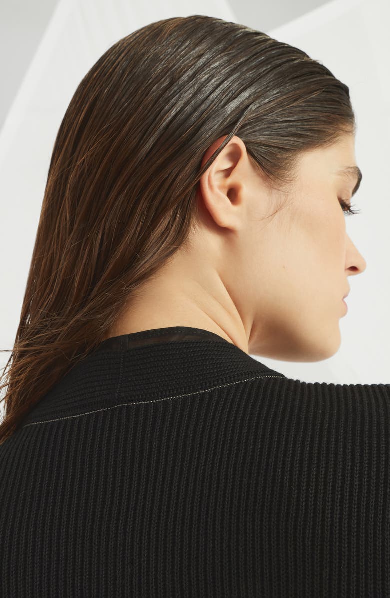 Brunello Cucinelli Layered Cardigan with monili, Alternate, color, 