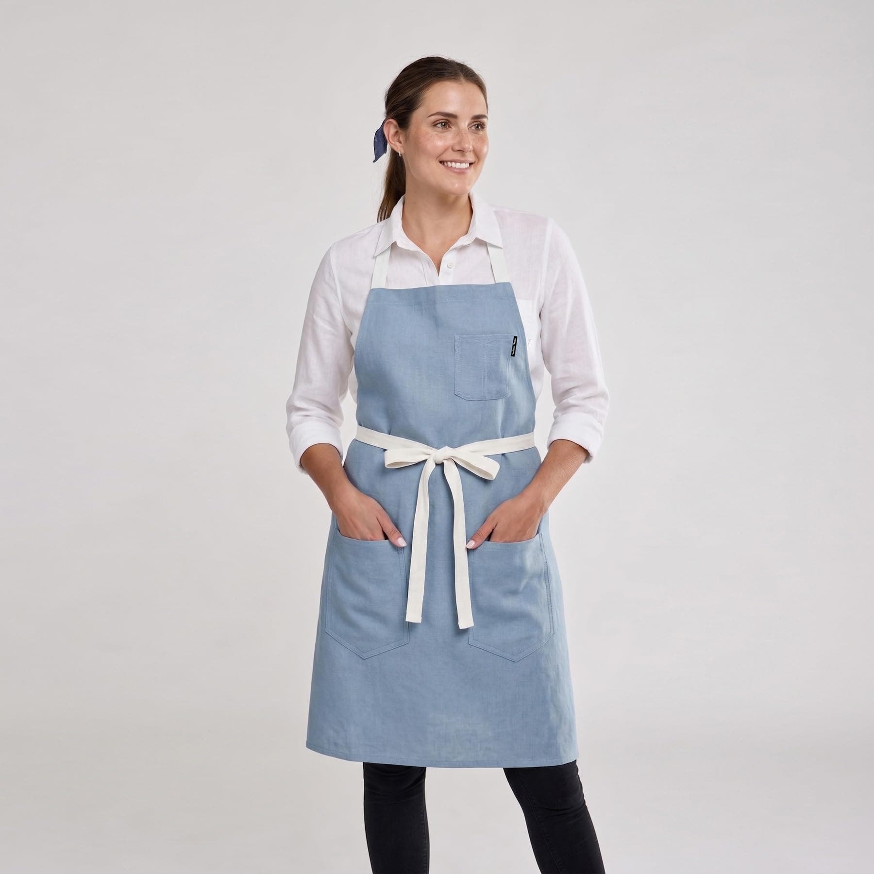selected Dusty Blue / White