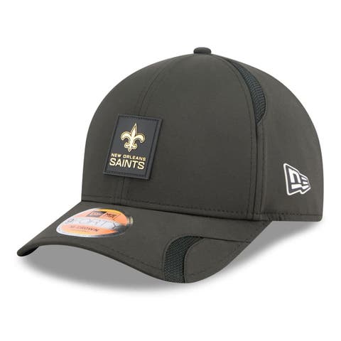 Men's New Era Black New Orleans Saints 2025 Sideline  M-Crown 9FORTY Adjustable Hat
