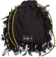 PLAN C Feather Bucket Bag