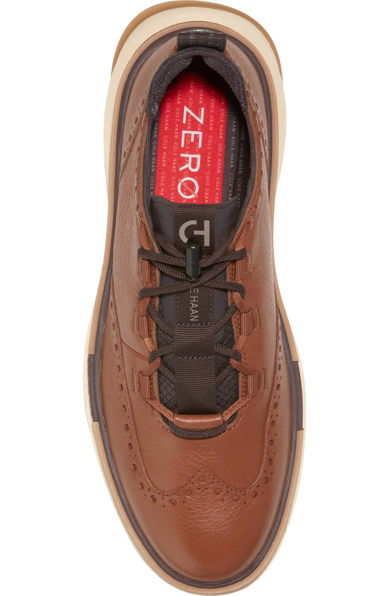 Cole Haan Zerogrand Wingtip Oxford, Alternate, color, Dark Sequoia/ Alabaster