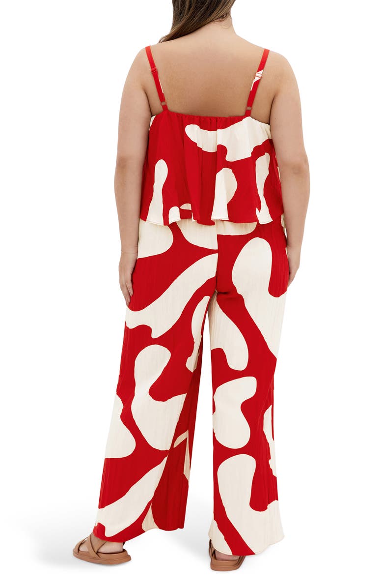 City Chic Ellie Oasis Jumpsuit, Alternate, color, 