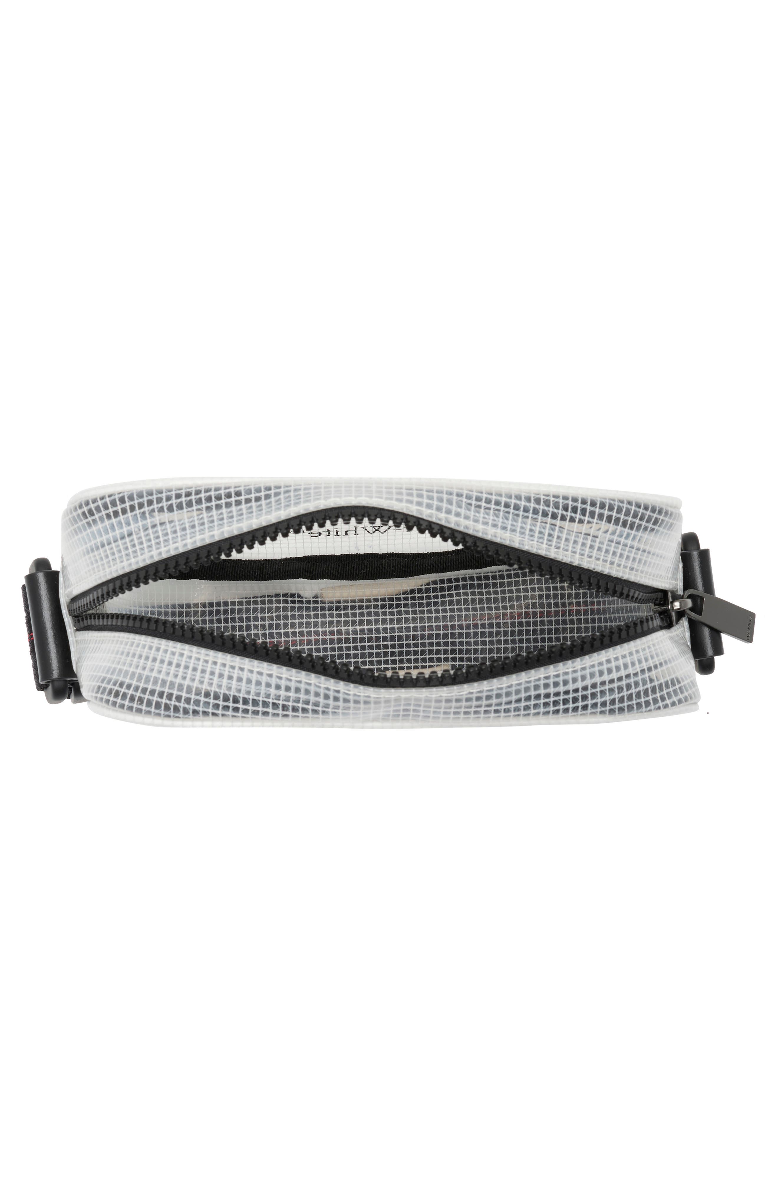 Off-White Heritage Transparent Camera Bag, Alternate, color, 