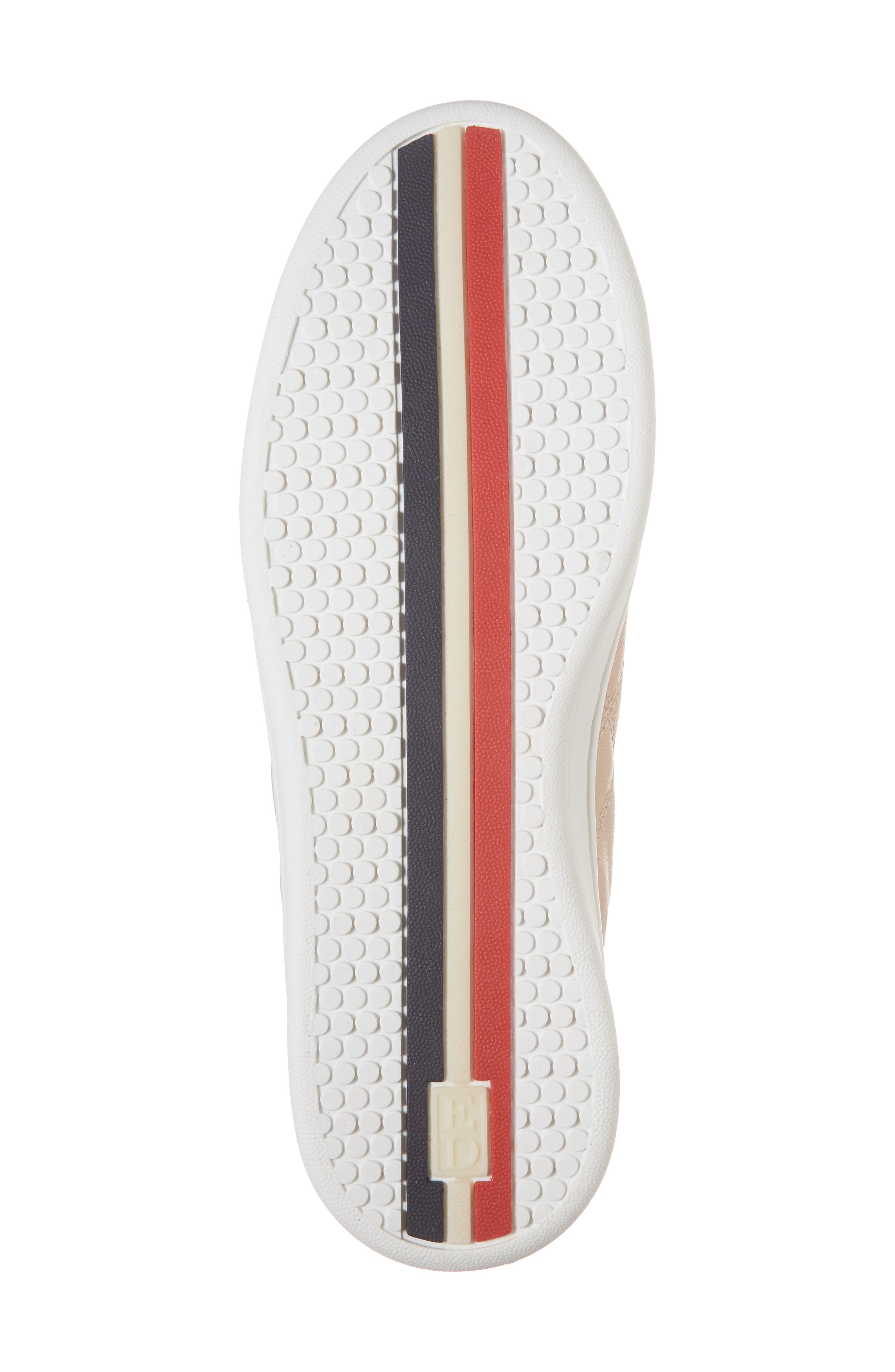 Crowley Quilted Sneaker, Alternate, color, MISTY ROSE LEATHER