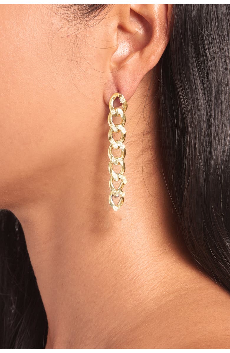 NICKHO REY Bianchi Earring, Alternate, color, White/Gold