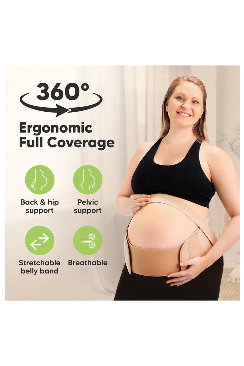 Nurture 2-in-1 Maternity Support Belt, Alternate, color, Classic Ivory