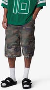 mnml Baggy Distressed Cargo Shorts