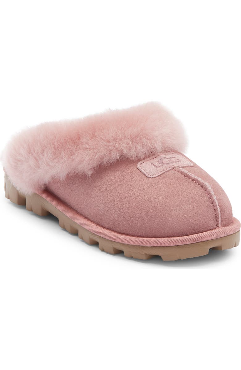 UGG<sup>®</sup> Coquette Genuine Shearling Lined Slipper, Main, color, Pink Dawn
