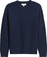 Nordstrom Cable Stitch Luxe Cashmere Sweater