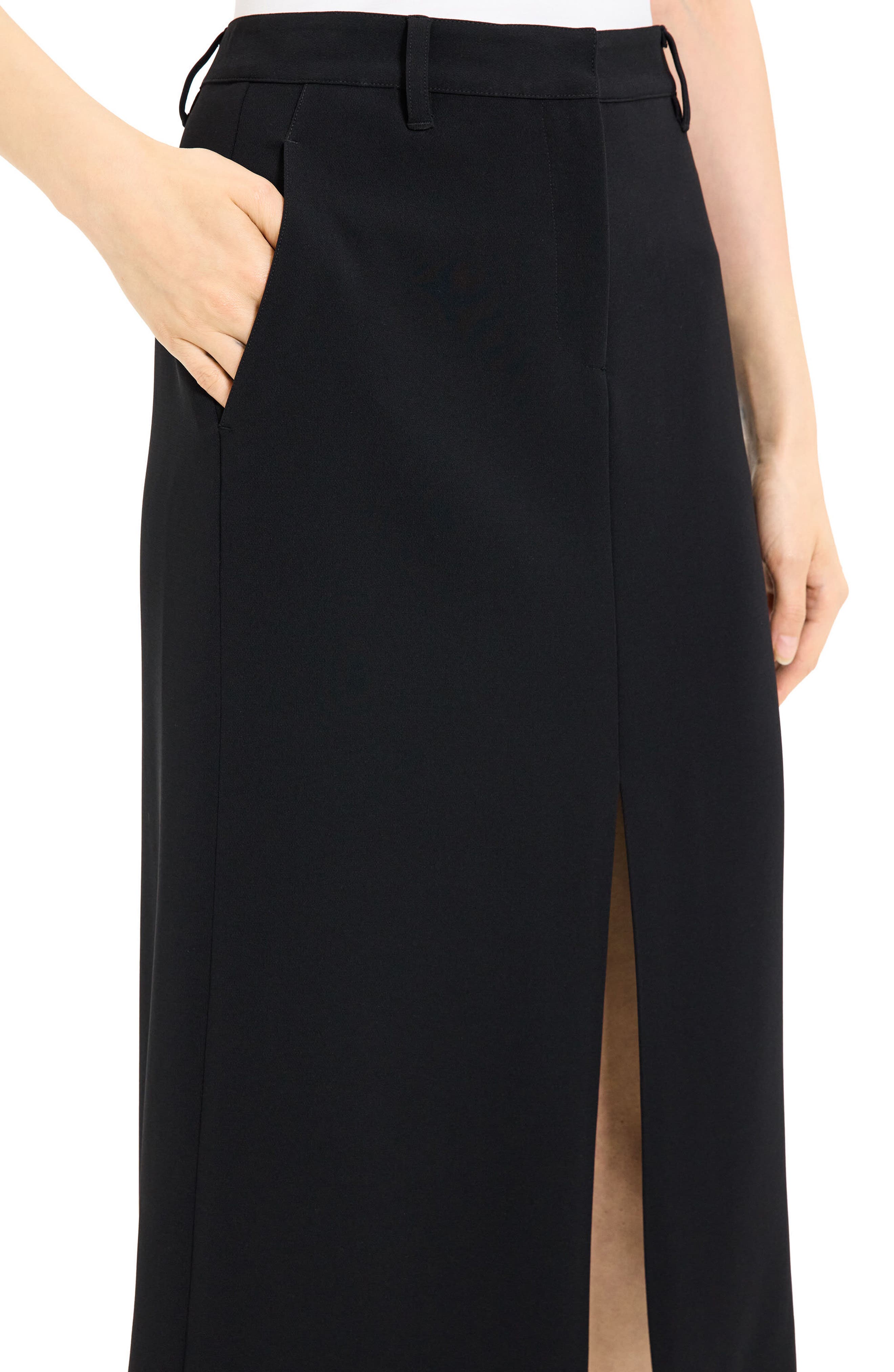 Theory Front Vent A-Line Skirt (Women) | Nordstromrack