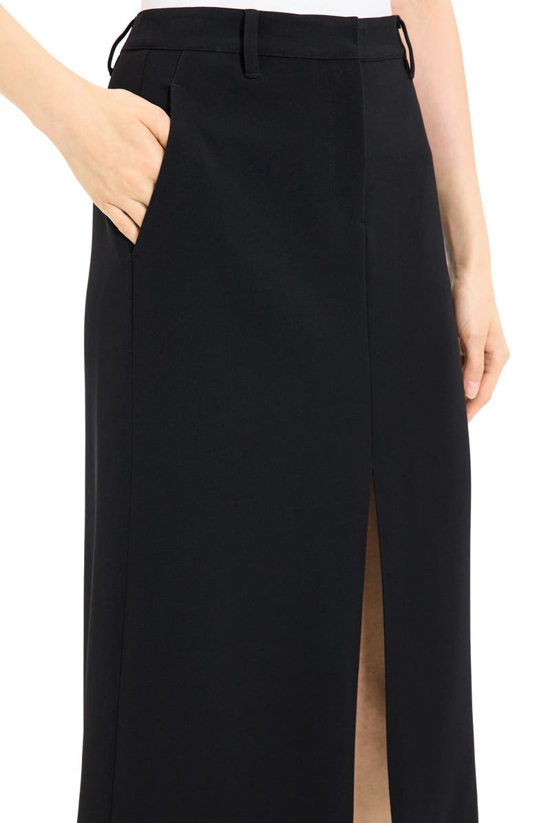 Theory Front Vent A-Line Skirt, Alternate, color, 