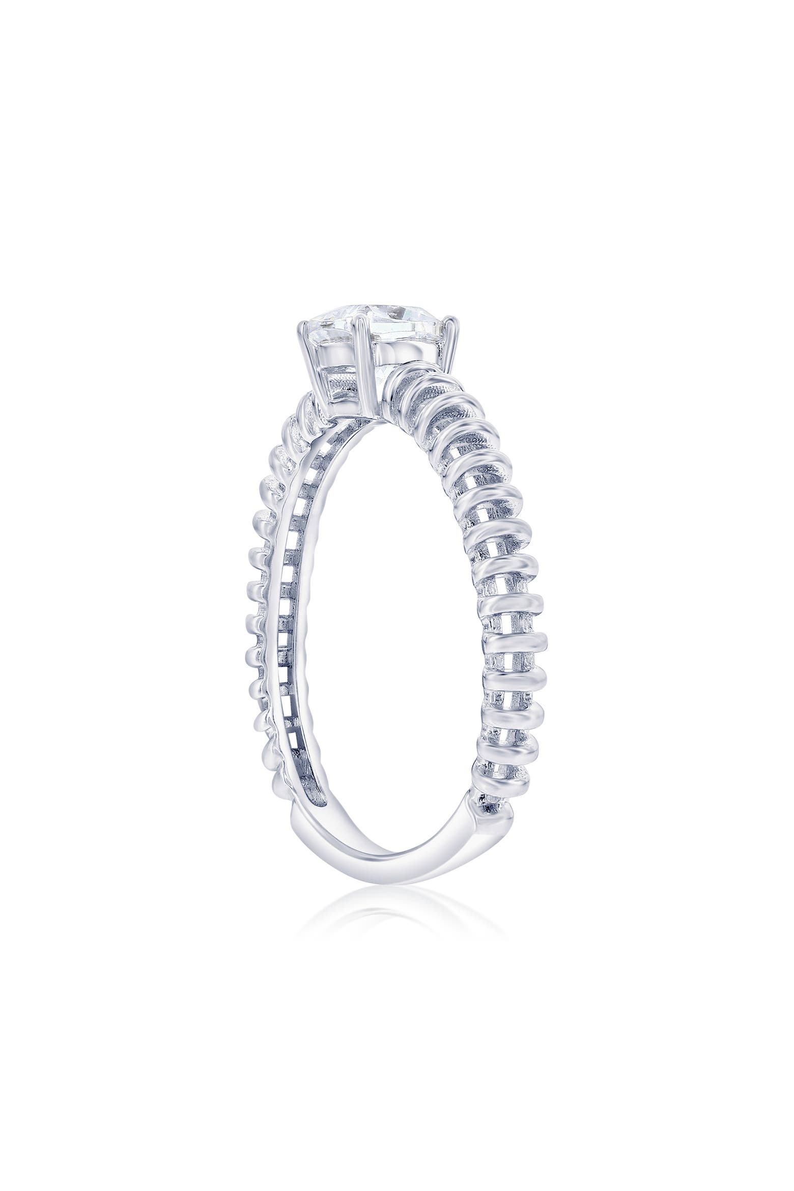 Wire Color Code Pu SIMONA Square Cubic Zirconia Wire Ring (Women) | Nordstromrack