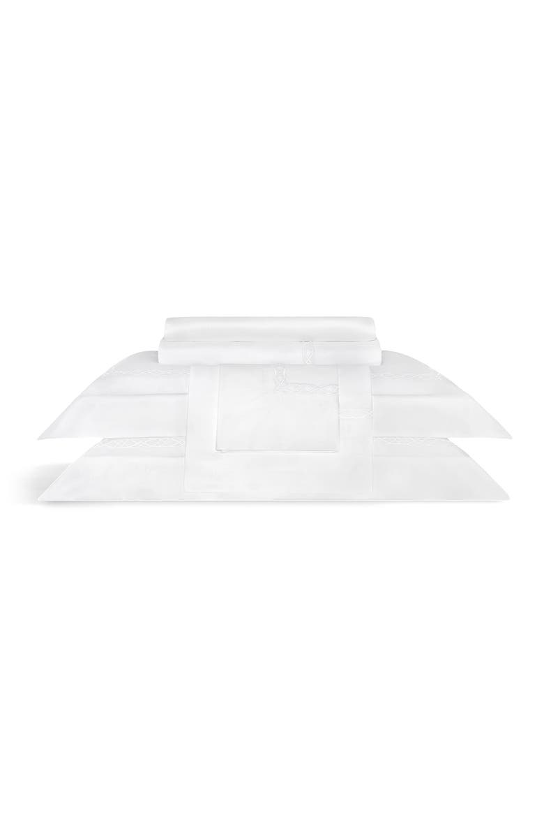 Mia Fitted Sheet, Main, color, White