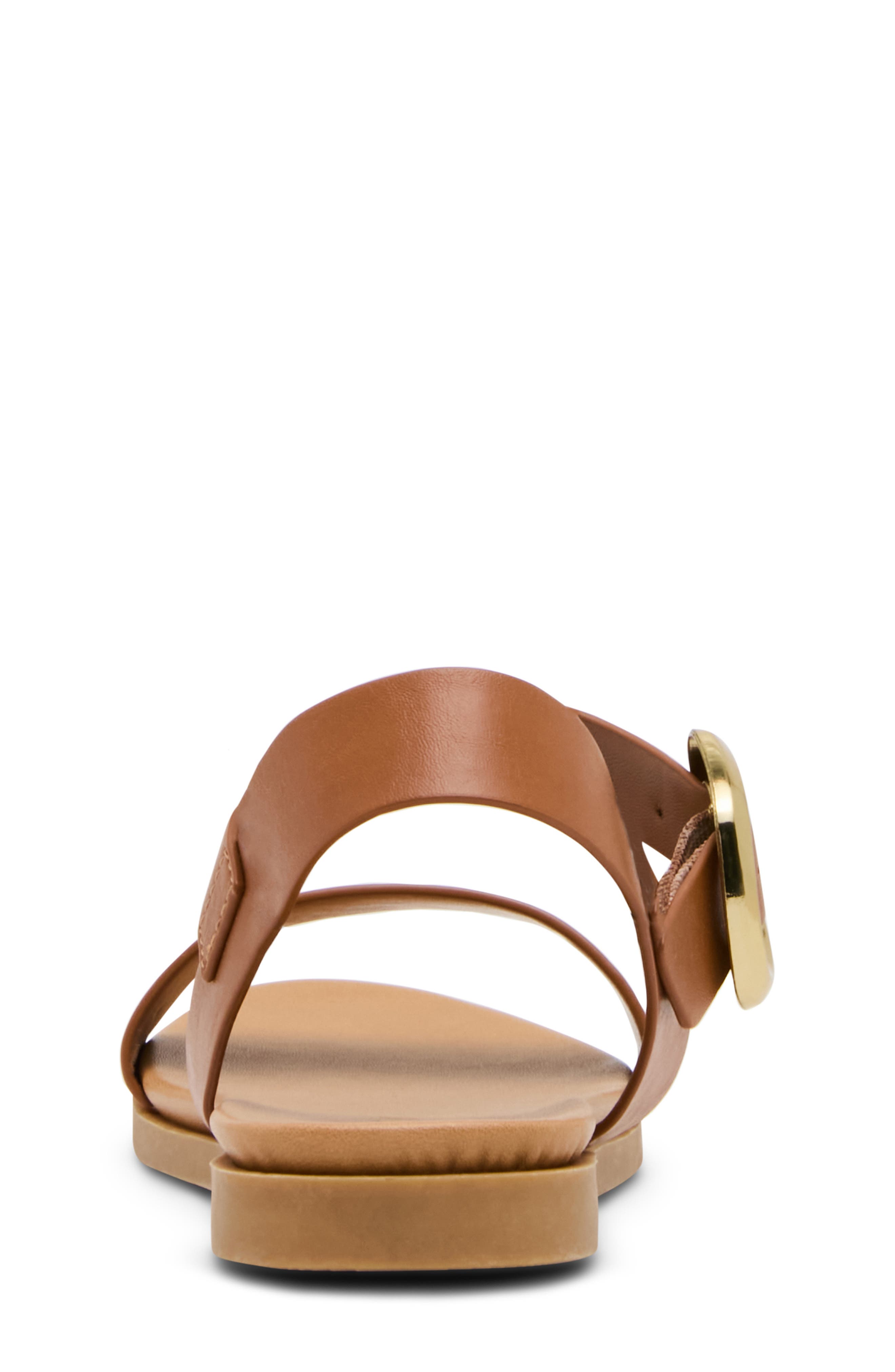 Kids' Tacee Flat Sandal, Alternate, color, COGNAC