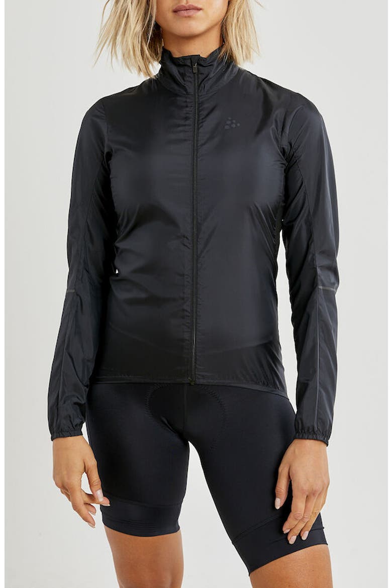 Essence Light Wind Packable Jacket, Main, color, BLACK