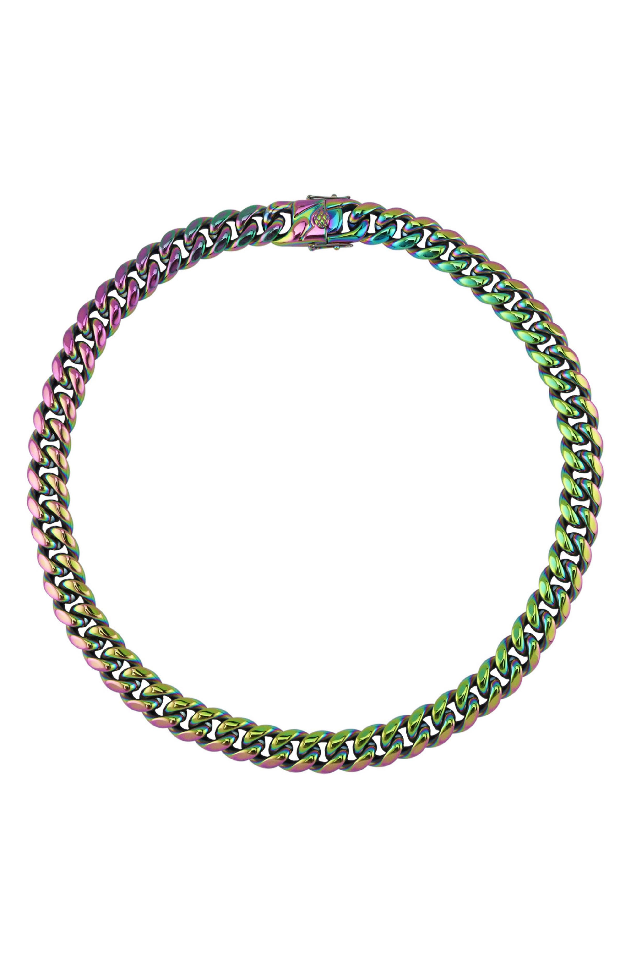 REBL Cuban Link Chain Necklace