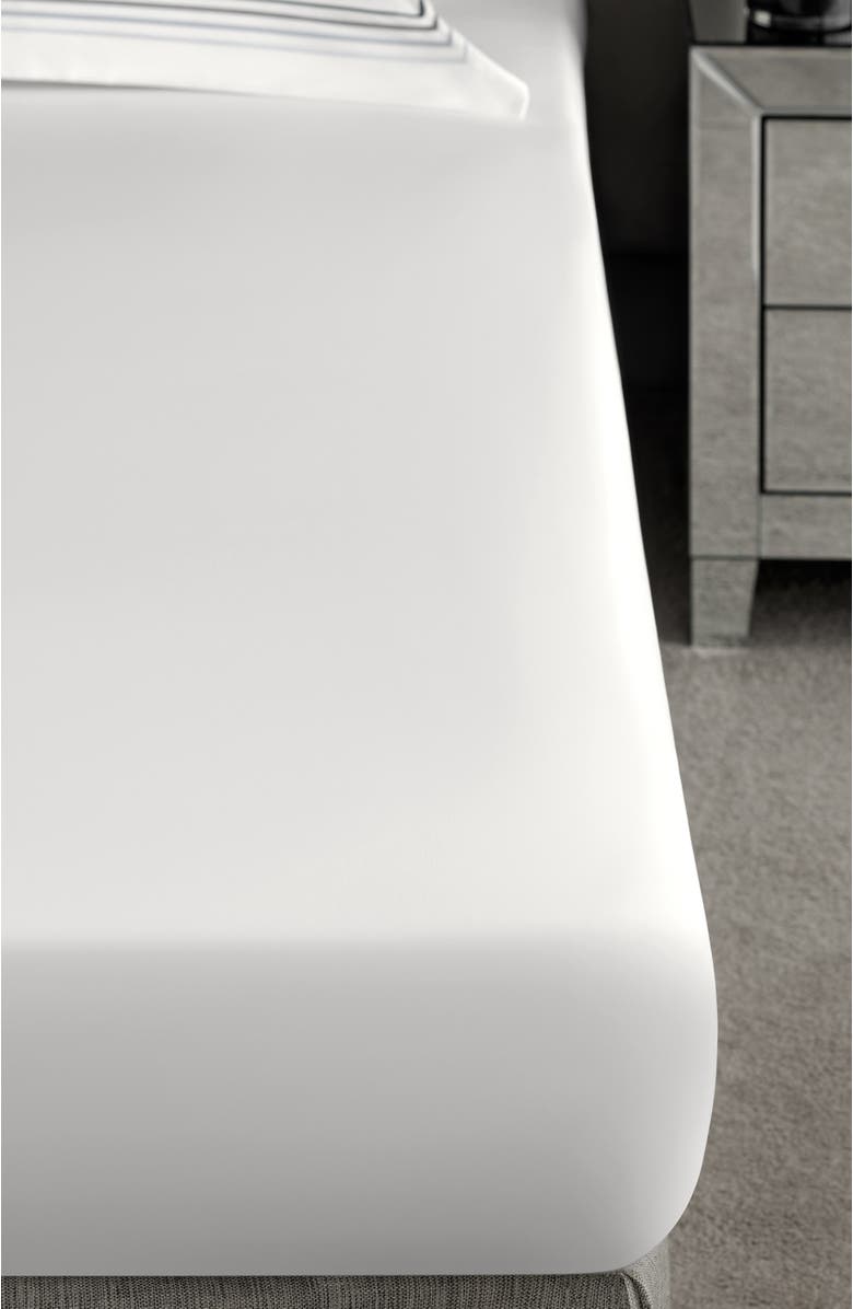 Togas Linari fitted sheet, Alternate, color, White