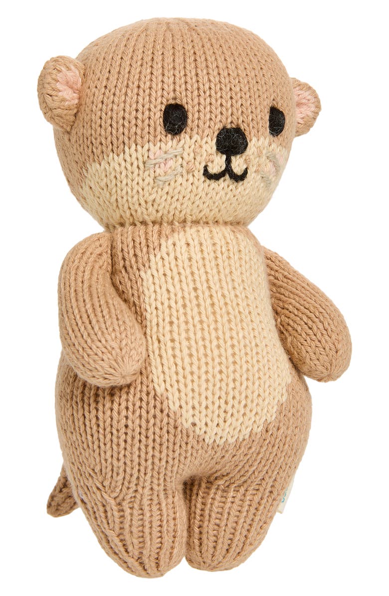 cuddle+kind Baby Otter Stuffed Animal, Main, color, Brown