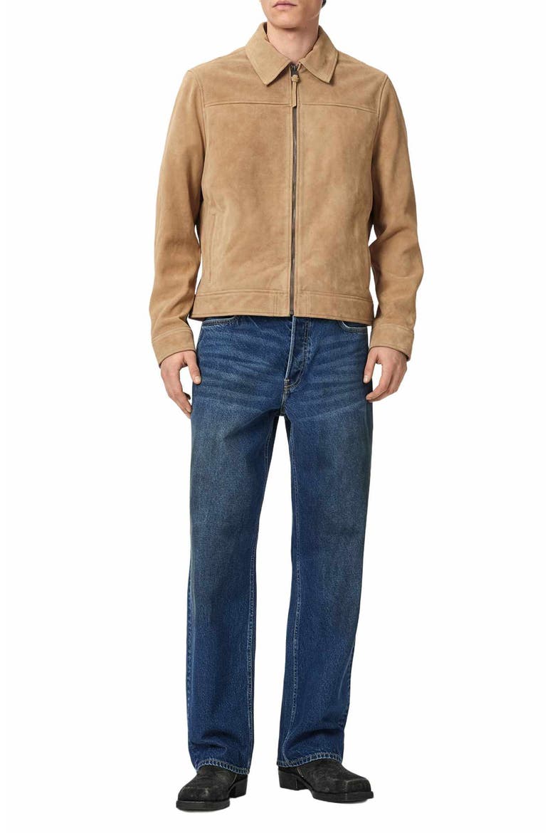 Rhone Suede Jacket, Alternate, color, DESERT BROWN