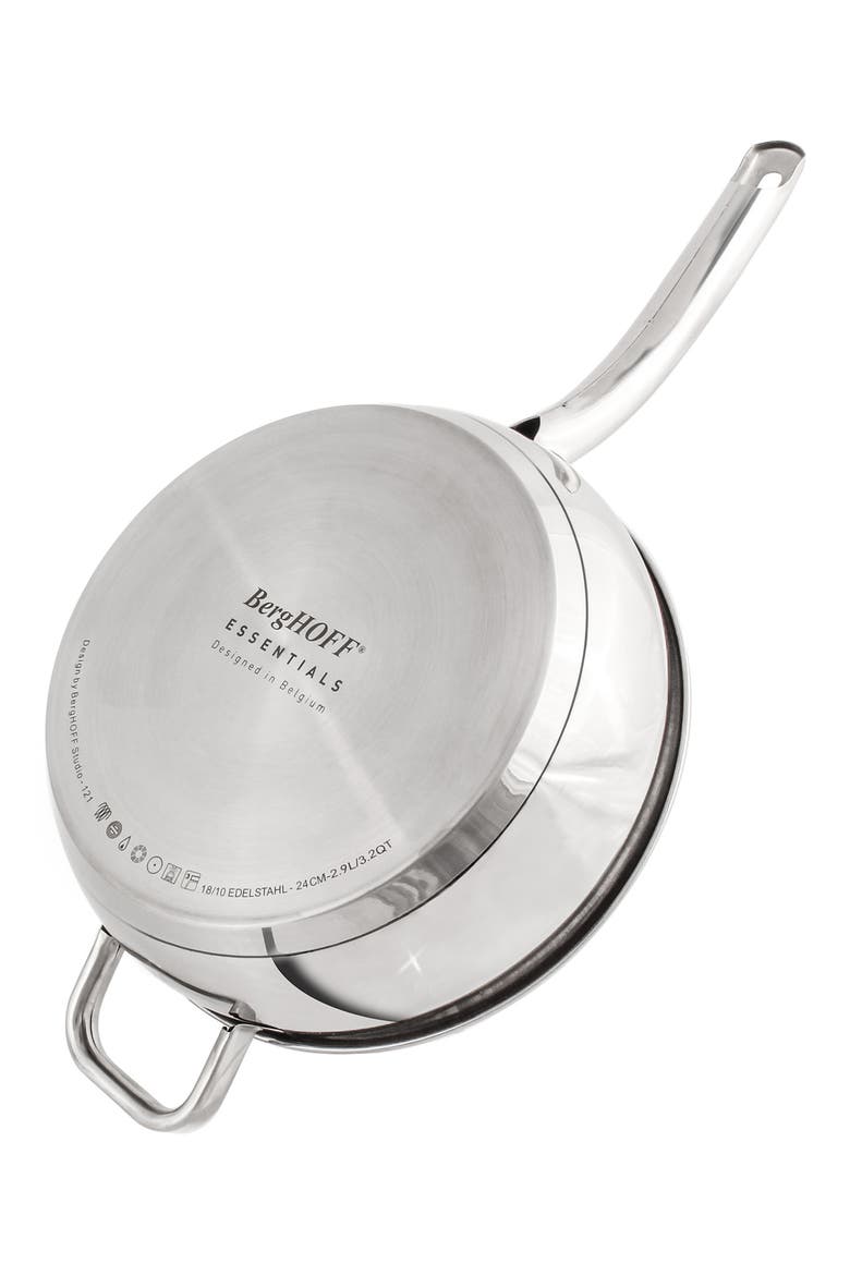 Stainless Steel Belly 12-Piece Cookware Set, Alternate, color, SILVER