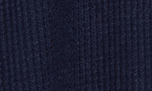 Caslon ® Cozy Cowl Neck Long Sleeve Waffle Knit Top In Blue