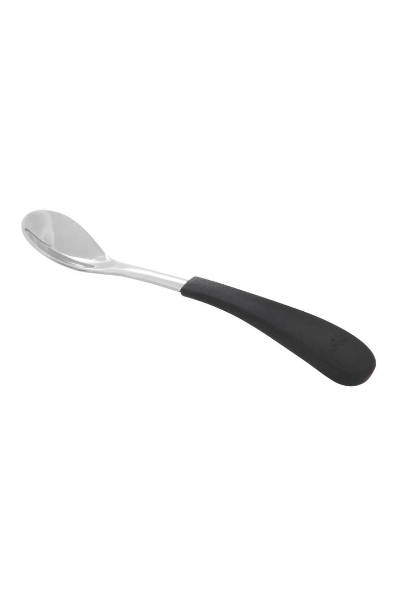 First Steps La Petite Bowl & Spoons Set, Alternate, color, BLACK