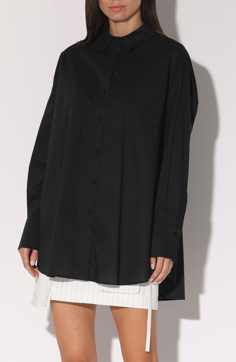 Walter Baker Maddy Oversize Button-Up Shirt, Main, color, 