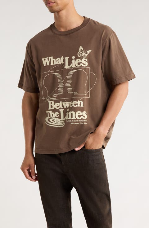 What Lies Cotton Graphic T-Shirt