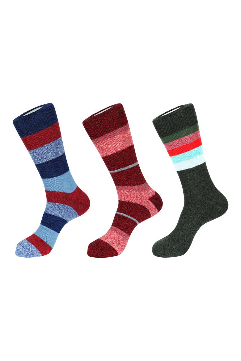 3-Pack Boot Socks, Main, color, BLUE RED GREEN