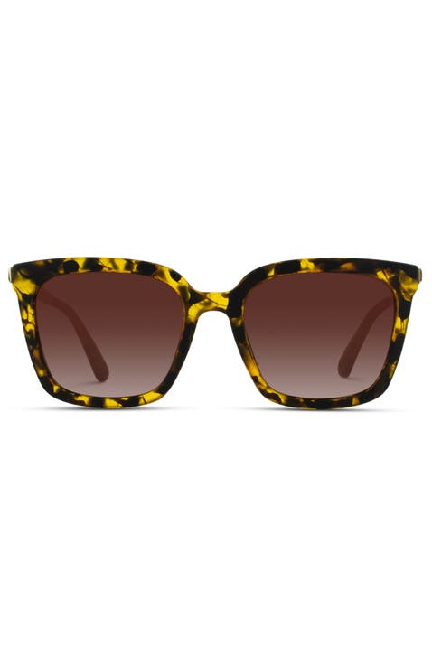 Madison - 53mm Oversized Square Polarized Sunglasses