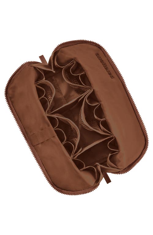 Parallelle The Medium Traveler Toiletry Kit In Brown