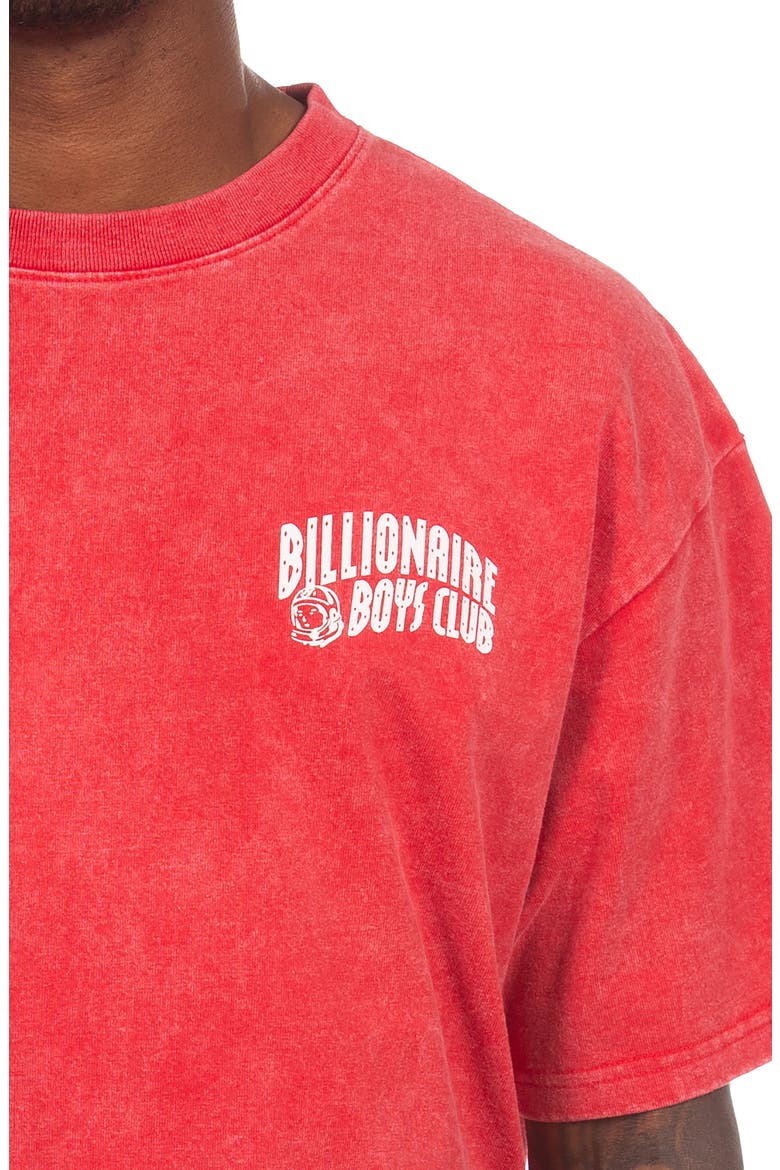 Faded Curve Graphic T-Shirt, Alternate, color, RED
