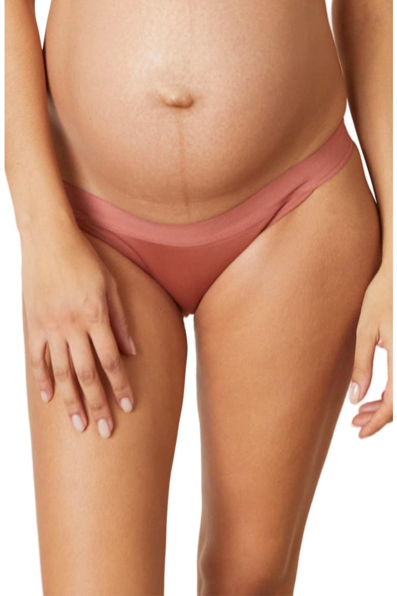Serena Lace Maternity Bikini, Main, color, TERRACOTTA