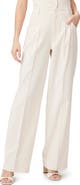 PAIGE Merano Pleated Straight Leg Pants