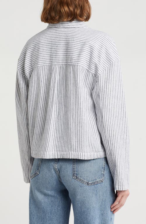 CASLON CASLON® LINEN BLEND UTILITY SHIRT JACKET