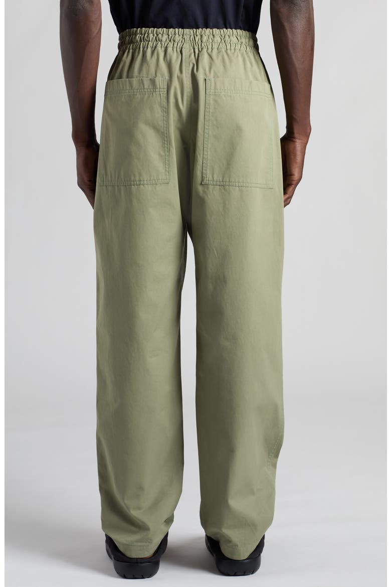 Lightweight Cotton Twill Drawstring Waist Pants, Alternate, color, 3025 JUNIPER