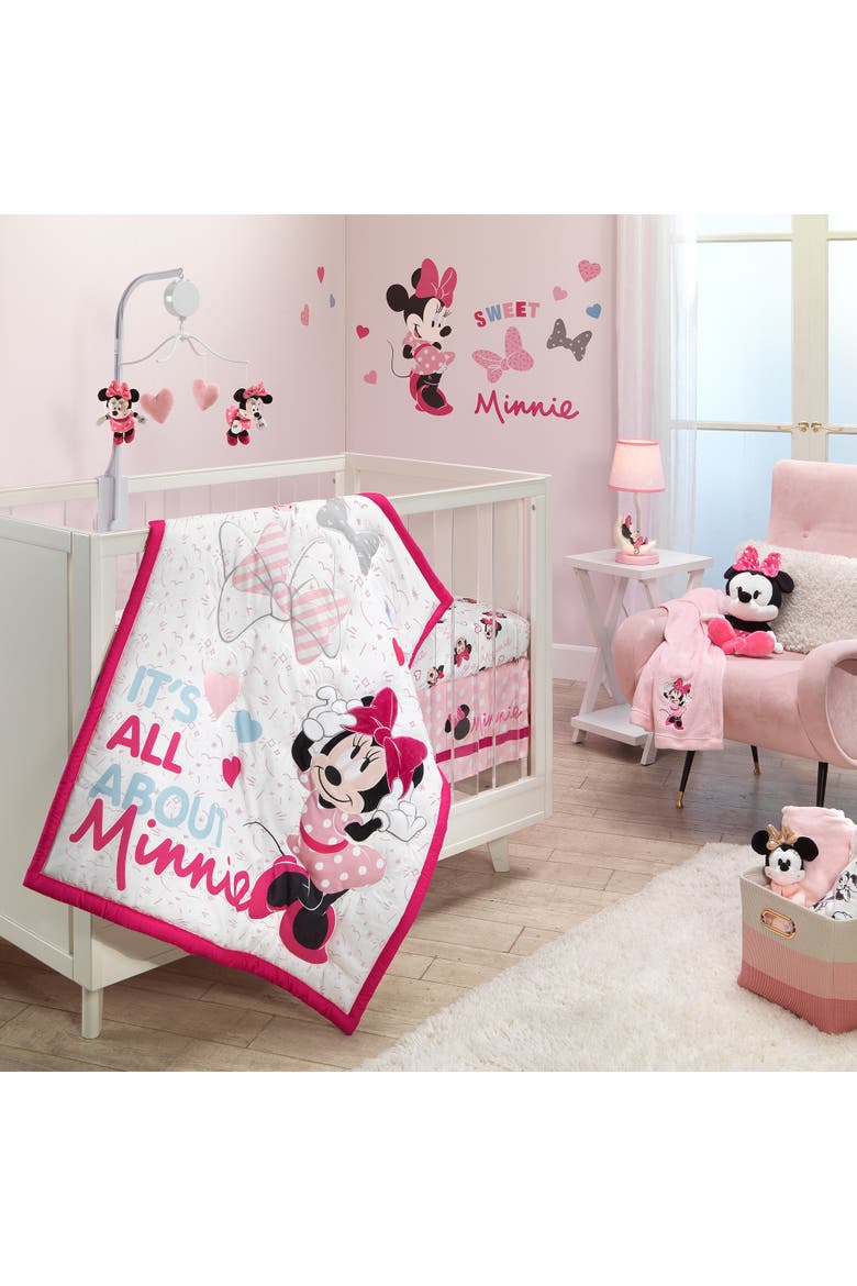 Disney Baby Minnie Mouse Love Musical Baby Crib Mobile Soother, Alternate, color, Multicolor