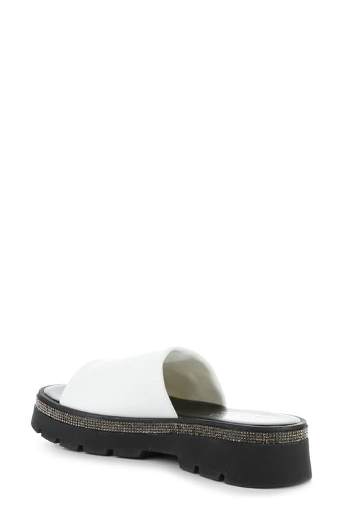 Bos. & Co. Counsil Platform Slide Sandal In Silk