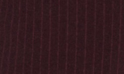 Mango Pinstripe Pleat Front Pants In Maroon