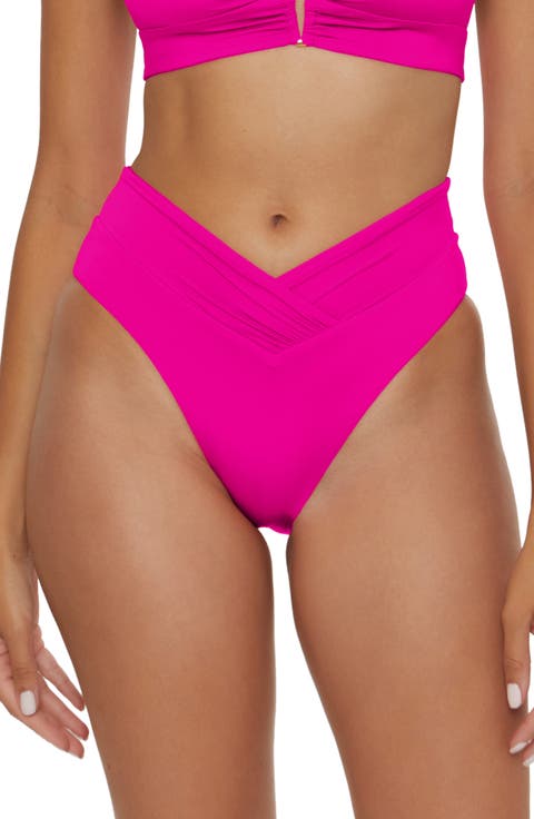 Color Code High Waist Bikini Bottoms