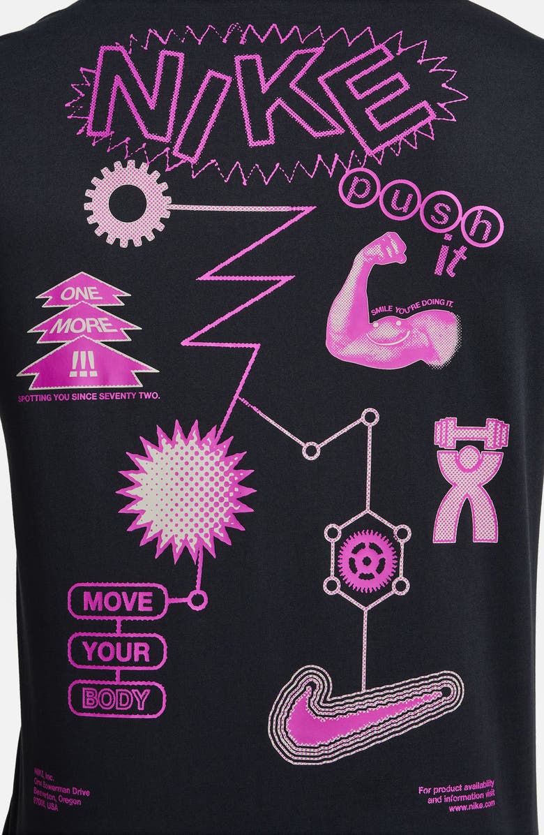 Nike Logo Graphic T-Shirt, Alternate, color, Black