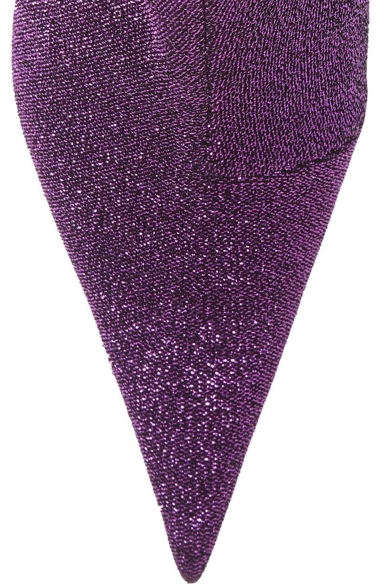 Balenciaga Knife Metallic Pointed Toe Bootie, Alternate, color,