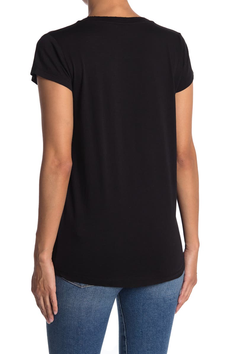 Zadig & Voltaire Star Embellished T-Shirt, Alternate, color,