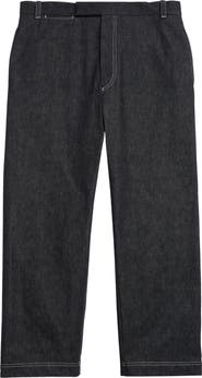 Thom Browne Unconstructed Straight Leg Jeans