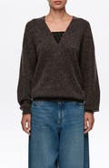 BIMBA Y LOLA Mohair V-Neck Oversize Sweater